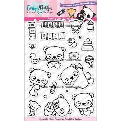 CarlijnDesign Clear Stamps - Baby Panda